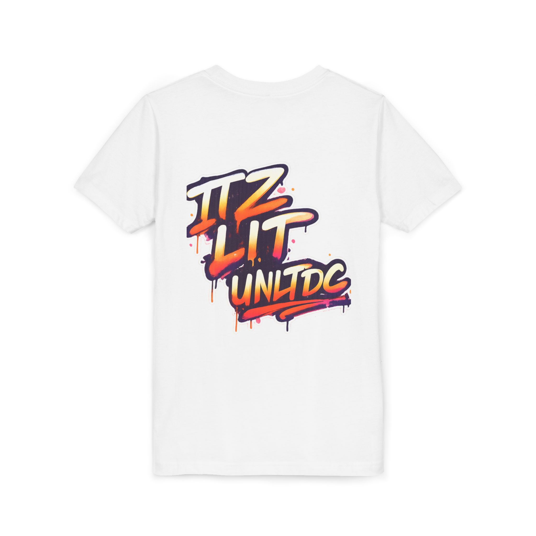 Youth Tee — 'Itz Lit' Graffiti Graphic Kids T‑Shirt - Image 4