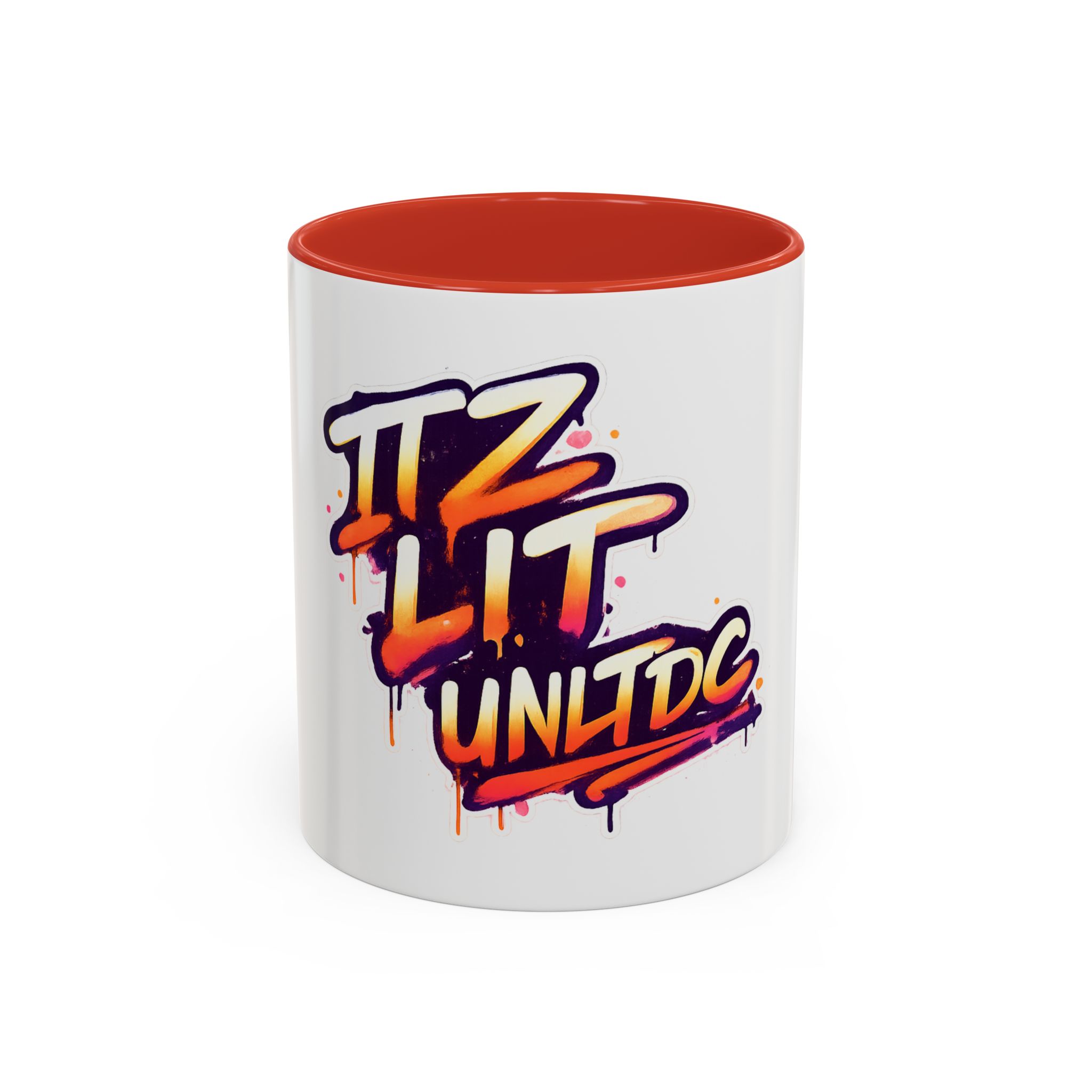 Graffiti "Iz Lit Unltd" Accent Coffee Mug — Urban Street Art Ceramic Mug (11/15oz) - Image 13