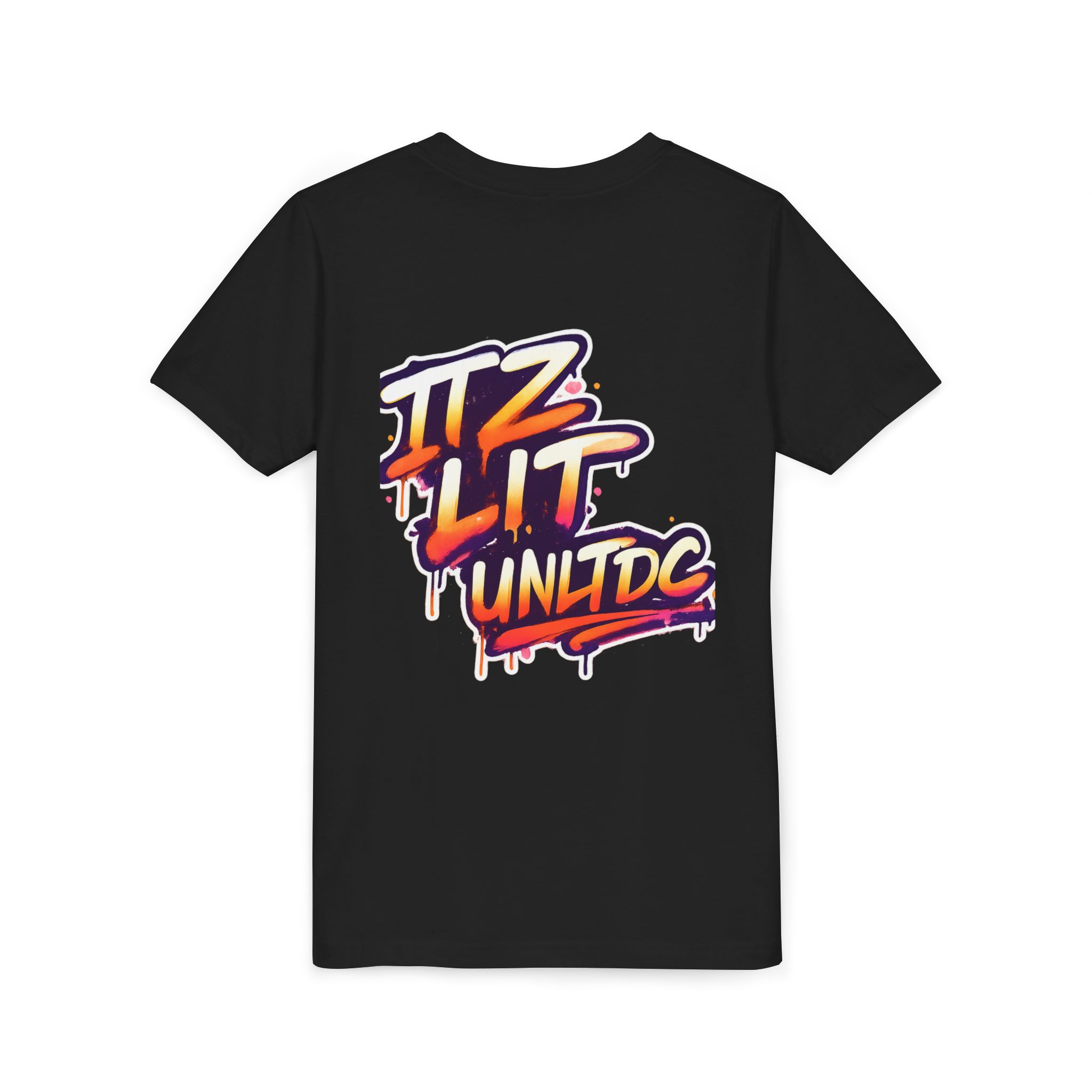 Youth Tee — 'Itz Lit' Graffiti Graphic Kids T‑Shirt - Image 8