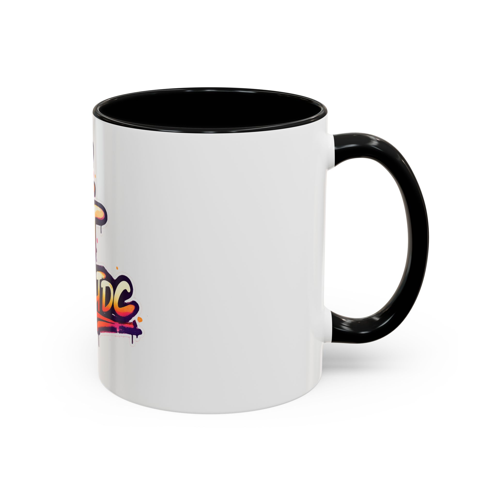 Graffiti "Iz Lit Unltd" Accent Coffee Mug — Urban Street Art Ceramic Mug (11/15oz) - Image 2