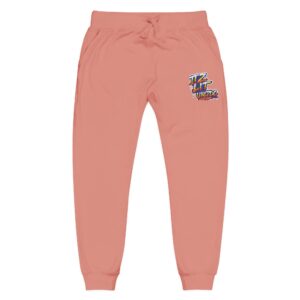 Embroidered "ITZ LIT" Floral 'C' Fleece Sweatpants — Cozy Casual Joggers