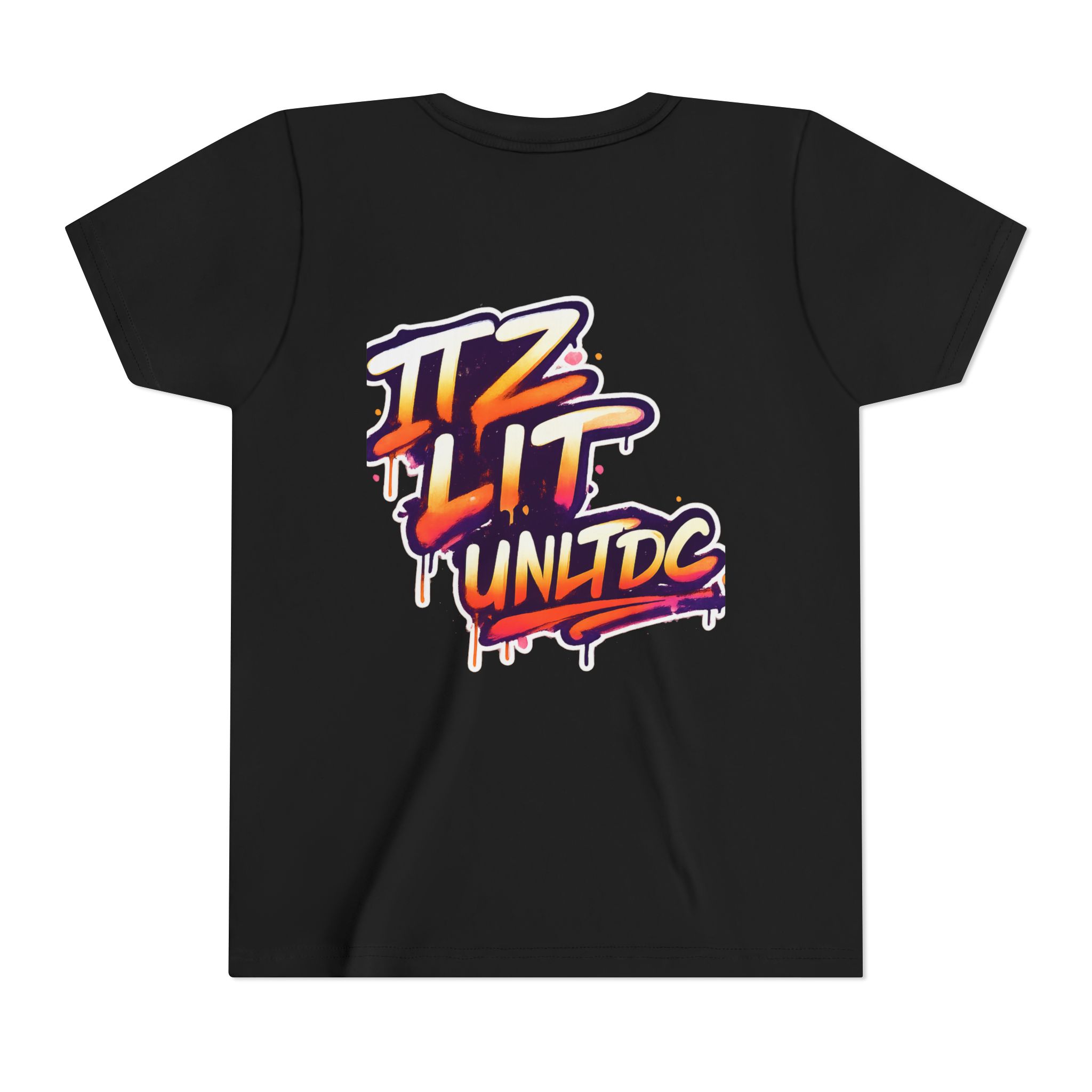 Youth Tee — 'Itz Lit' Graffiti Graphic Kids T‑Shirt - Image 6