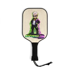 Pickleball Paddle Set — 'Littyverse.com' Graphic Pickleball Kit with Balls