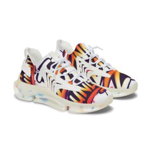 Mesh LITTY Sneakers — Bold Graffiti Print Women’s Athletic Shoes