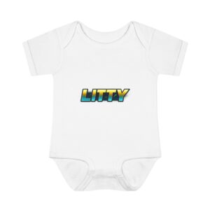 Litty Baby Bodysuit – Cute Retro Gradient Infant Onesie