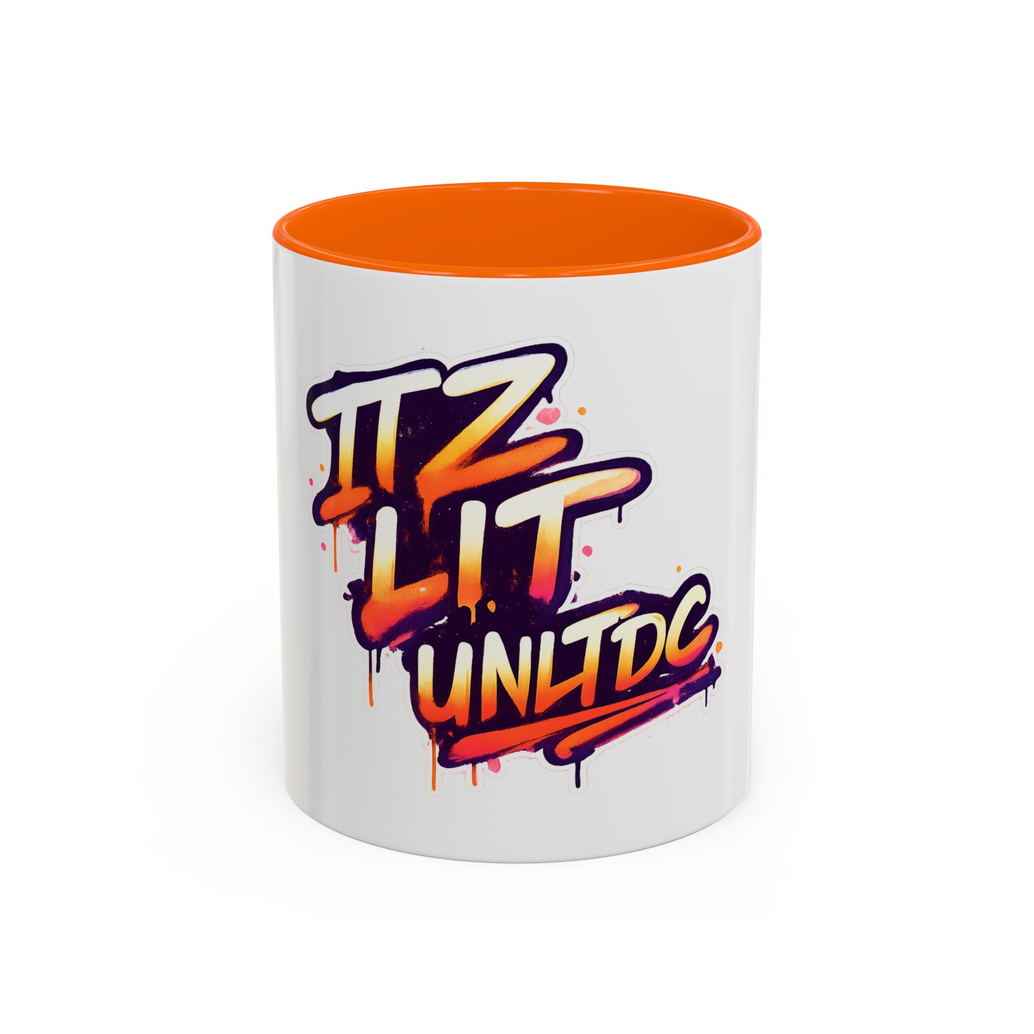Graffiti "Iz Lit Unltd" Accent Coffee Mug — Urban Street Art Ceramic Mug (11/15oz) - Image 21