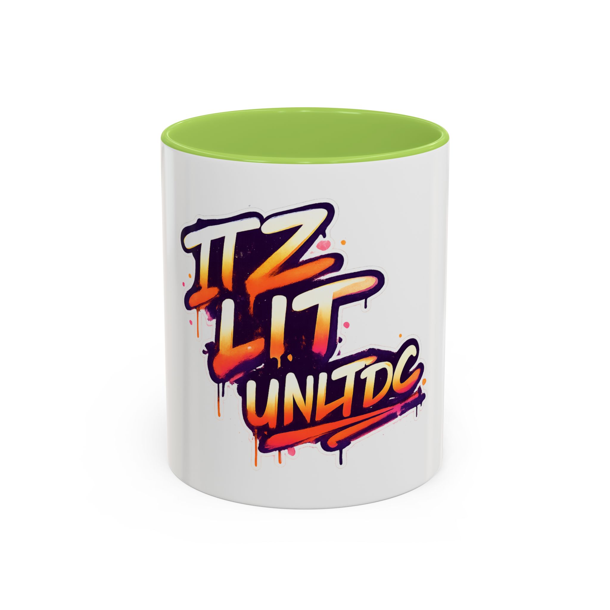 Graffiti "Iz Lit Unltd" Accent Coffee Mug — Urban Street Art Ceramic Mug (11/15oz) - Image 29