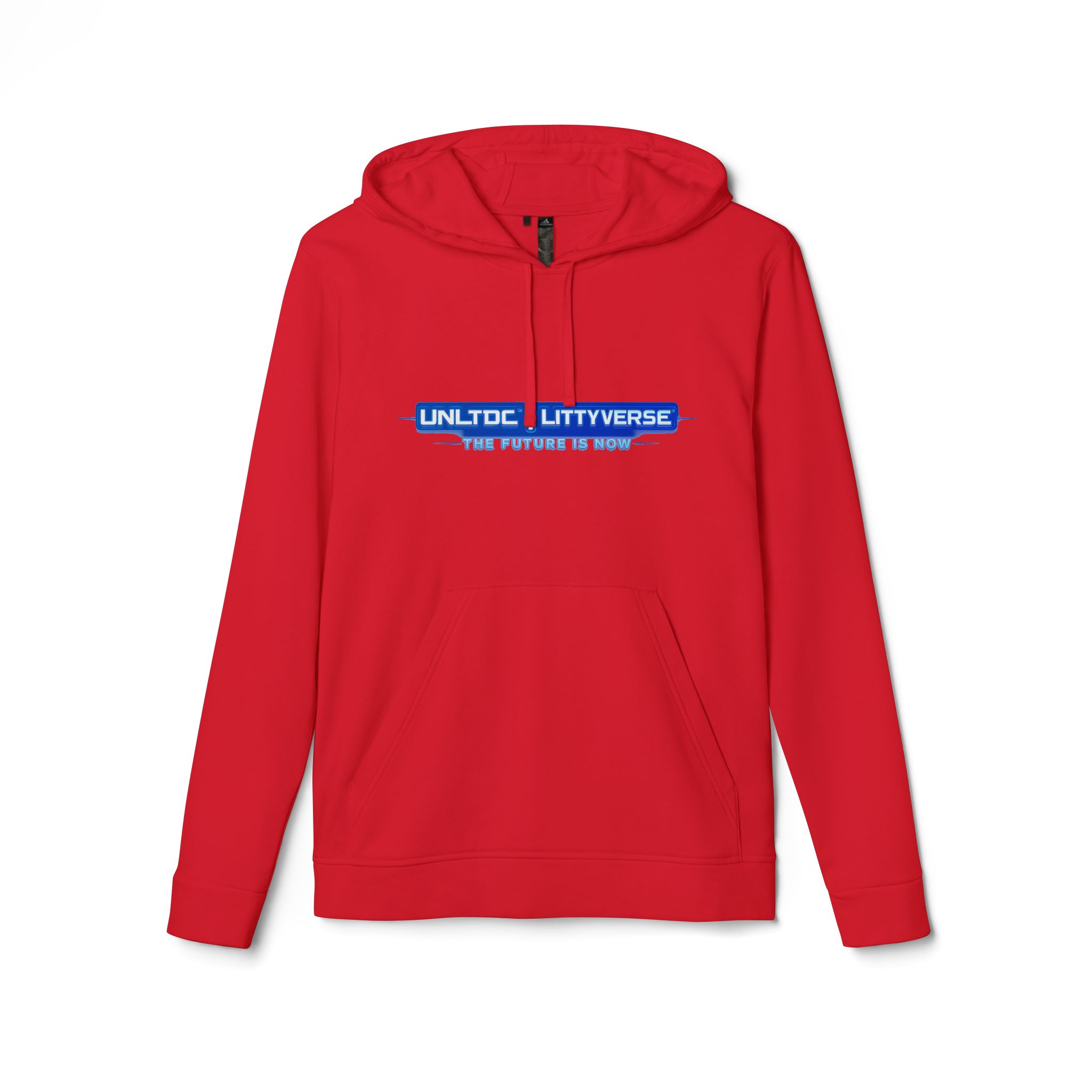 Hoodie — UNLTDCLTTYVERSE Blue Logo Fleece Hoodie - Image 29