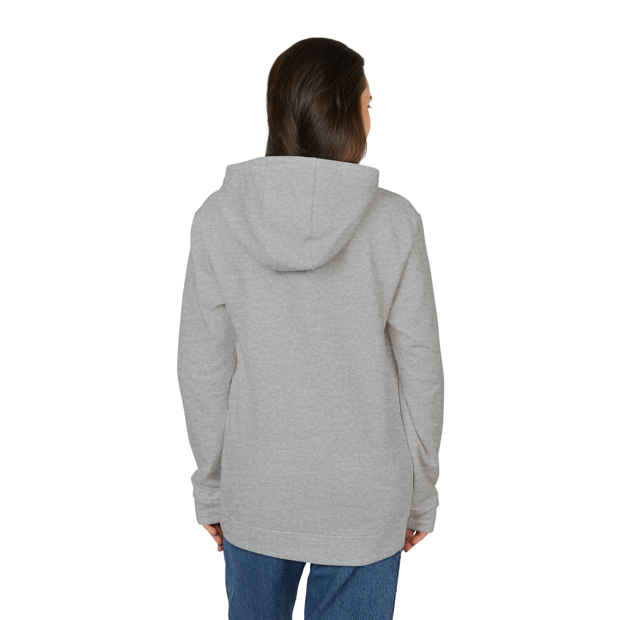Hoodie — UNLTDCLTTYVERSE Blue Logo Fleece Hoodie - Image 12