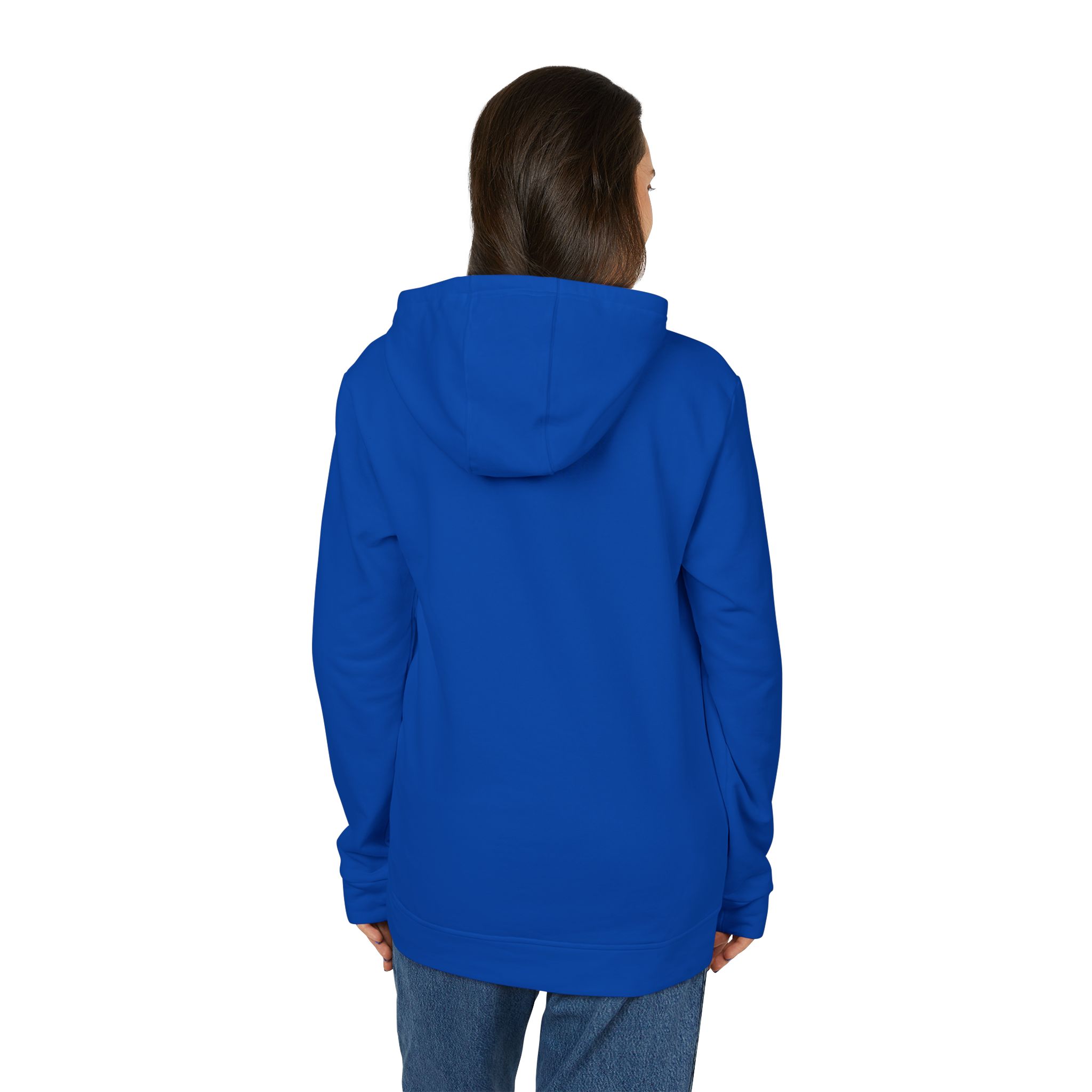 Hoodie — UNLTDCLTTYVERSE Blue Logo Fleece Hoodie - Image 20