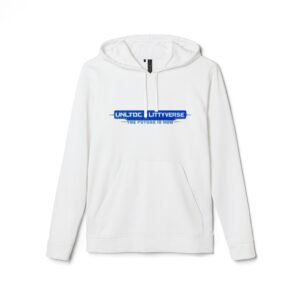 Hoodie — UNLTDCLTTYVERSE Blue Logo Fleece Hoodie