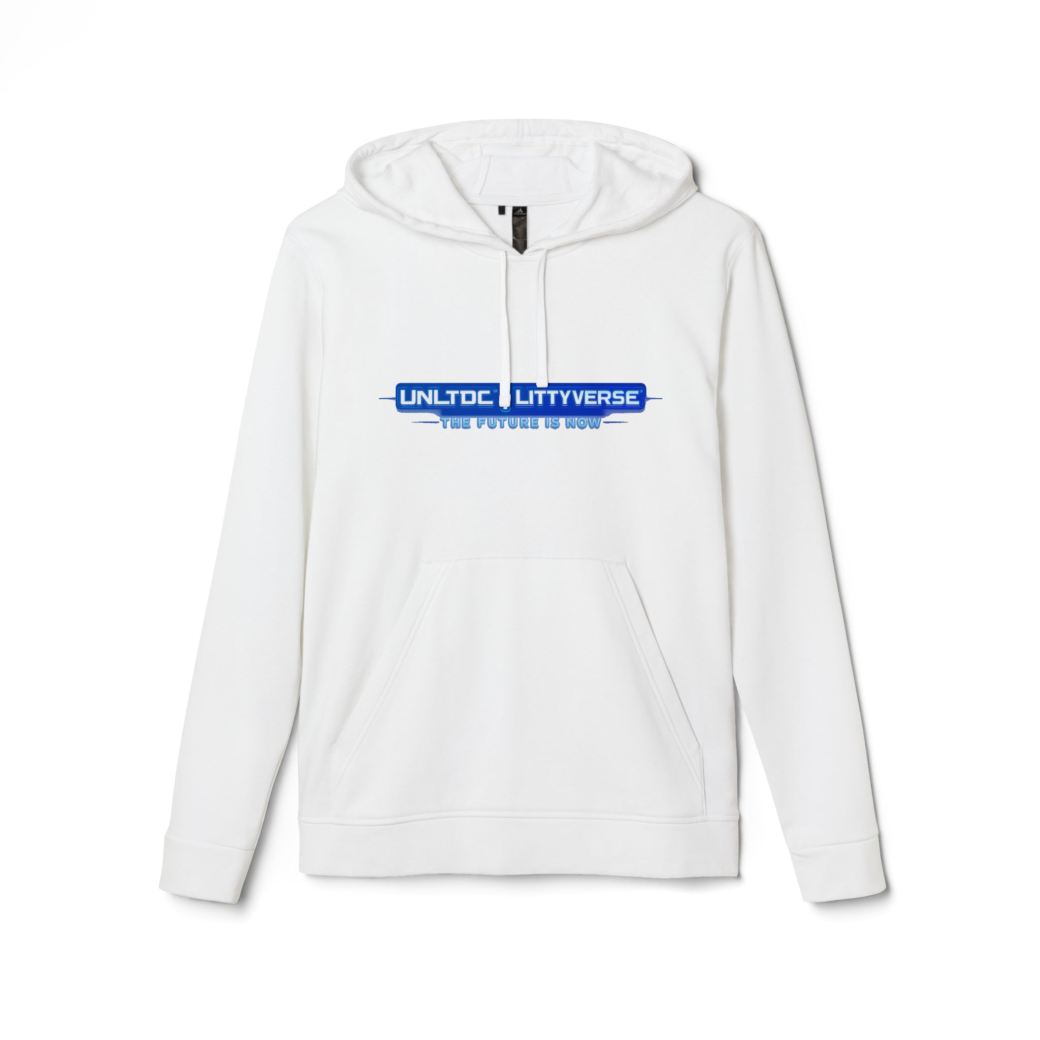 Hoodie — UNLTDCLTTYVERSE Blue Logo Fleece Hoodie