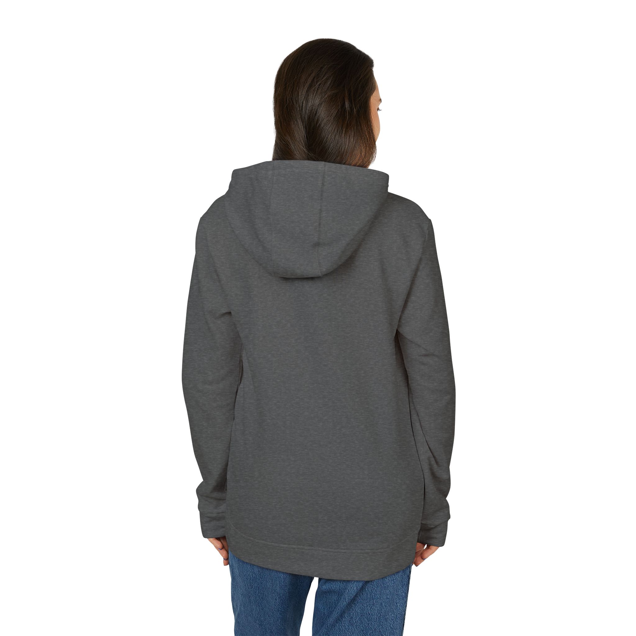 Hoodie — UNLTDCLTTYVERSE Blue Logo Fleece Hoodie - Image 8